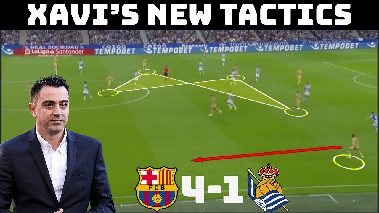 Tactical Analysis Barcelona Sociedad New Signings New Tactics