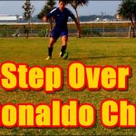 サッカー抜き技フェイント【シザース&ロナウドチョップ】 C.Ronaldo Step Over Double Chop