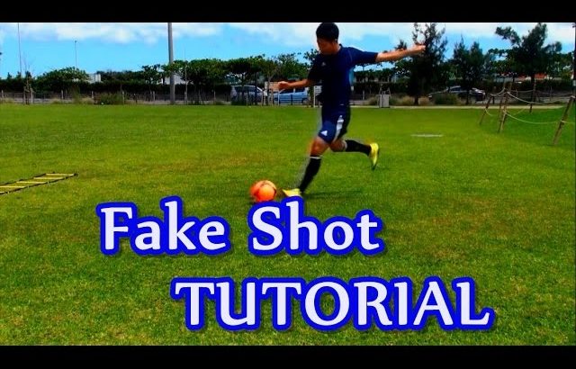 視線でダマす！サッカー【キックフェイントのコツ】 “Fake Shot” Tutorial | Learn how to do the Fake Shot Football skill