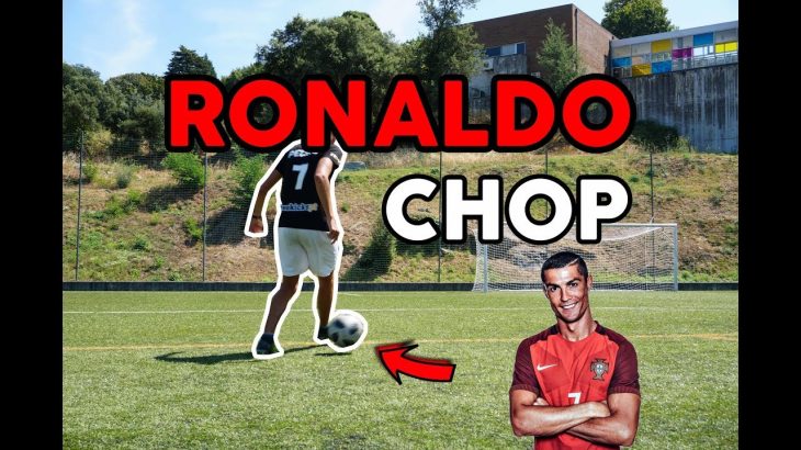HOW TO DO THE RONALDO CHOP – Easy Football Skill ⚽ (Como Fazer o RONALDO CHOP)