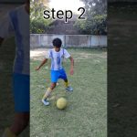 Ronaldo easy football skill tutorial Neymar skill #short #video #footballskills  #CR7 & LEO 👍🏻🇮🇳⚽🔥