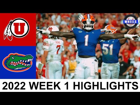 #7 Utah vs Florida Highlights | College Football Week 1 | 2022 College Football Highlights