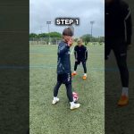 LEARN THIS SKILL⚽️BEHIND TOUCH CUT #football #soccer #shorts