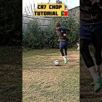 VIRAL CR7 CHOP SKILL TUTORIAL 🇵🇹🔥💯 #shorts #viral #football #skills #tutorial #ronaldo #neymar