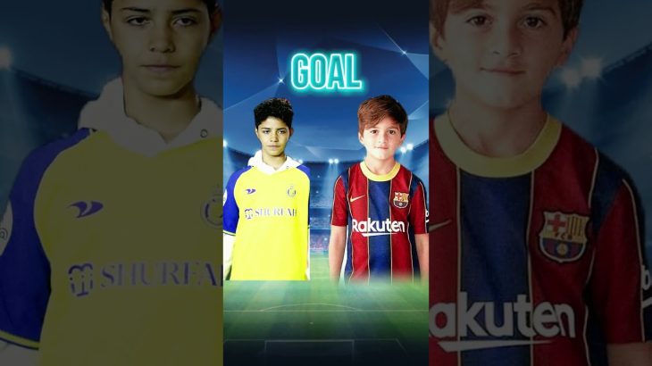 Ronaldo Junior 🆚 Delfina Suarez,Thiago Messi,Ethan Mbappe 😈💥 #shorts