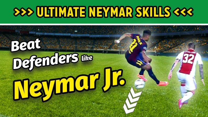 Neymar Skills Tutorial: Learn the Sole-Roll Back Heel PRO Football TRICK!