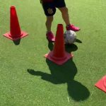 ［小学生サッカー］ダブルタッチドリブルトレーニング