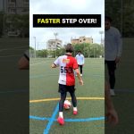 Improve your STEP OVER speed👍🔥#football #soccer #footballskills #soccerskills