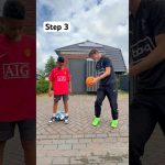 MINI RONALDO LEARNS FOOTBALL SKILLS!!