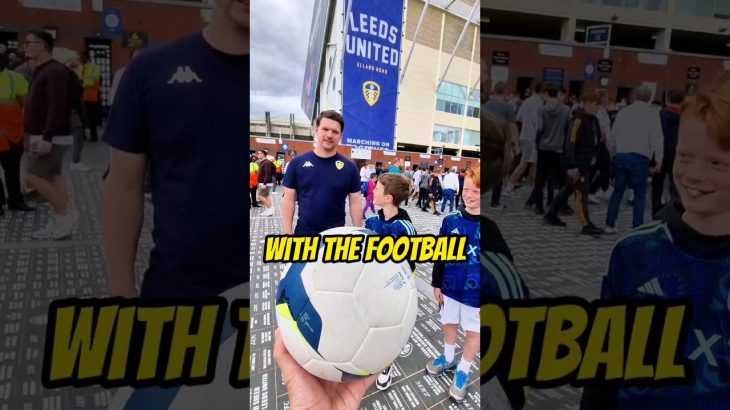 Would your dad complete the BLIND Step Over challenge!? 😆⚽️ #matchattax #football #Leeds #Leedsutd
