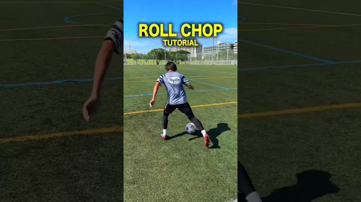Roll chop toturial 🌈⚽#soccer #sepakbola #player #ronaldo #messi #football #shorts🌈⚽