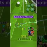 Tutorial skill : Cut Behind & Turn + Outside Curler 🔥👍🏻 By S. Eto’o efootball2024 #efootball