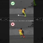1v1 Ronaldo Chop Football Skill Tutorial ⚽🥵❤️ #football #footballskills #soccer #shorts #ronaldo