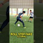 【ROLL STEP FAKE】Check how to move Left foot😁左足の動きをよく見て練習してね！ #football #REGATEドリブル塾 #roll #step