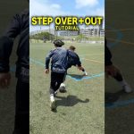 Learn effective 1 v 1 step over skill 💫#shorts #football