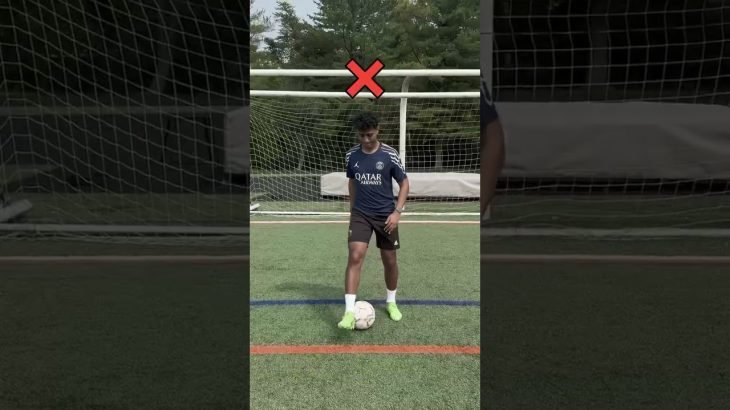 how to step over ⚽☠️#football #tutorial