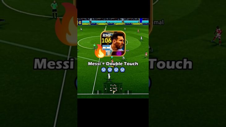 💀 Messi x Double Touch 💀| efootball Crazy GOAL⚽