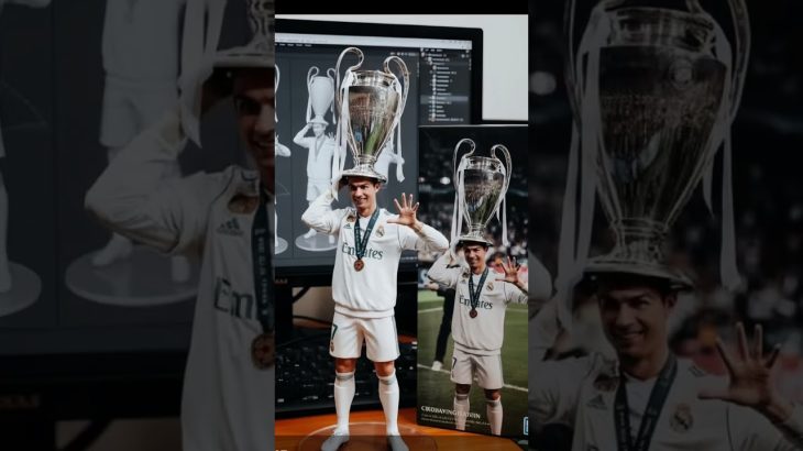 The iconic Ronaldo chop!