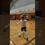 ボディフェイントを入れたマーカードリブル　#サッカー 　#フットサル 　#ドリブル 　#石川県