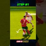 Master Ronaldo stepover in 3 Steps🔥 #shorts #ronaldo #footballskills